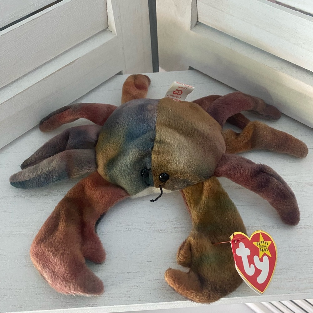 Ty Multicolor Claude the Crab Plush
